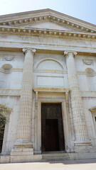 Naklejka premium White historical church of San Nicolo in Verona.