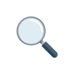 Magnifying Glass Closeup on Dark Background Symbolizing Exploration and Research