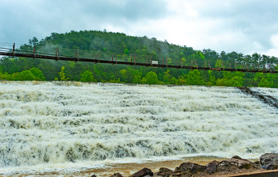 Ocoee Dam, a hydroelectric dam on the Ocoee River, one of the first hydroelectric projects in Tennessee