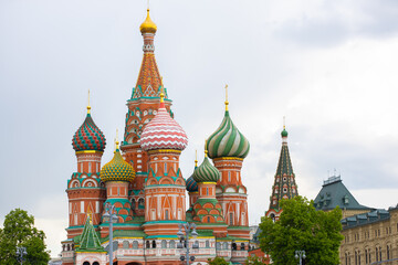 St. Basil's Cathedral in Moscow Russia