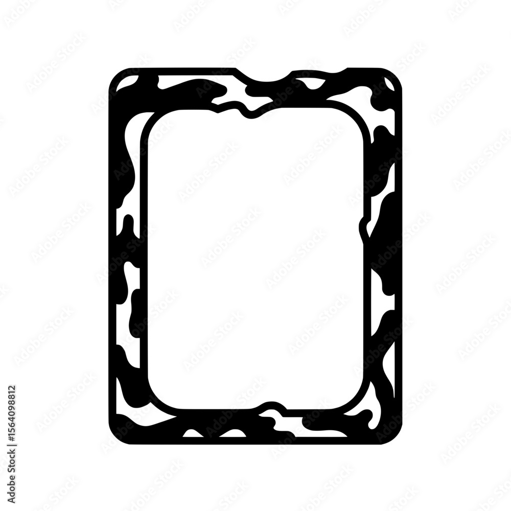 Poster elegant abstract frame: this image showcases a sophisticated and modern abstract frame. featuring cl