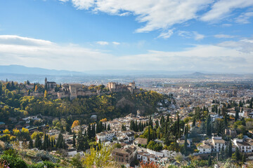 The Alhambra Palace in Granada.