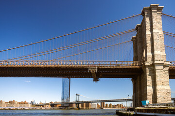 Bridge under Clear Blue Sky