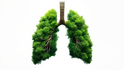 illustration of human lungs
