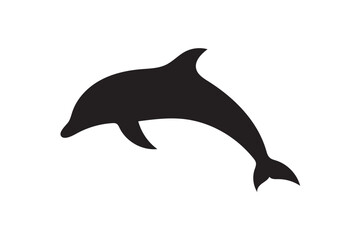 Fototapeta premium Dolphin silhouette.