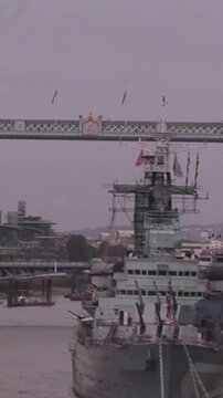 Animation of financial data processing over london cityscape