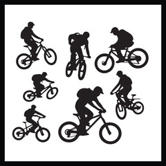 Adrenaline Sports Silhouette Illustration