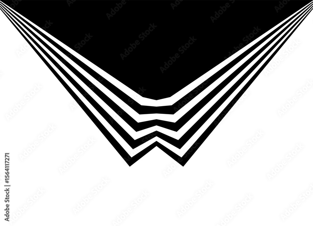 Aufkleber vector transition. black and white divided vector background from parallel retro lines. pattern for 