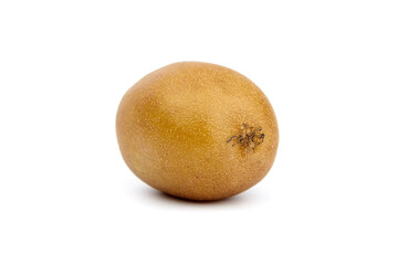 Fresh golden kiwi fruit with smooth skin, showcasing its unique oval shape and vibrant color, ideal for healthy eating and culinary presentations
