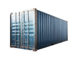 Isolated Shipping Container Logistics and Transportation Solution for Global Commerce