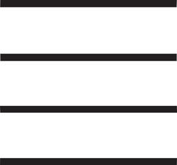 Fototapeta premium Horizontal Black Lines Abstract Graphic Design Element