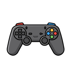 Esports Game Controller Icon &ndash; Bold Outline Style