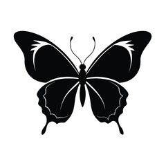 Black Butterfly Silhouette
