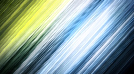 Abstract Diagonal Lines Background Blue Green Yellow Gradient
