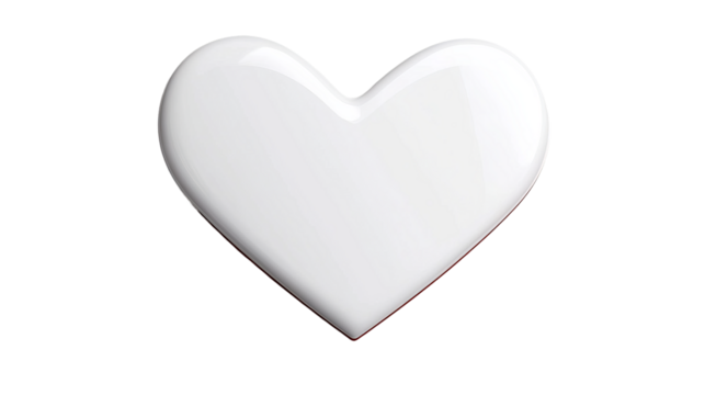 heart reflects light and shows a smooth surface, creating a glossy appearance! - high quality heart reflects light and shows a smooth surface, creatin - Powered by Adobe