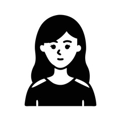Silhouette of a woman with shoulder cutout dress and medium length hair