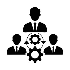 Collaboration and Teamwork between Business Professionals Utilizing Gears for a Common Goal