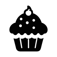 A delicious cupcake with frosting and sprinkles ready to be enjoyed