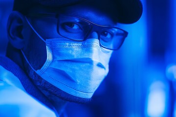 A clean clinic is where a dentist examines the mouth of a patient with an array of dental tools