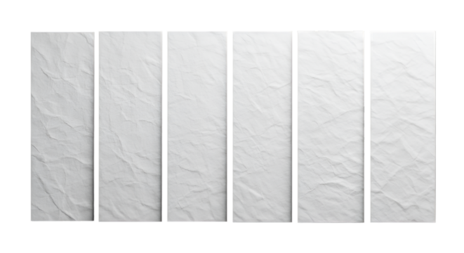 white crumpled paper, white paper wrinkled poster template ,blank glued creased paper sheet mockup. white poster mockup on wall. empty paper mockup.