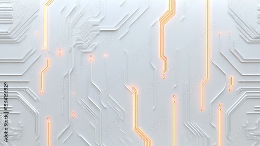 Poster abstract circuit pattern design