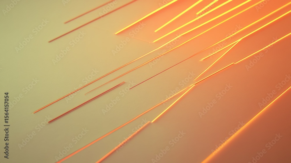 Poster abstract diagonal lines design