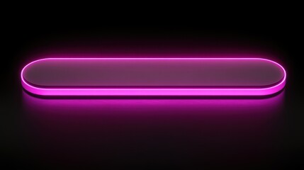 Pink neon oval shape abstract background