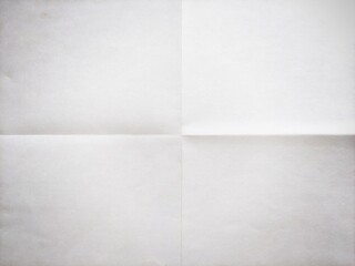 Fototapeta premium Pattern of folded white paper. Crumpled white paper folded against the background of four fractions. Ideal for backgrounds, overlays, space for text, space for advertising copy.