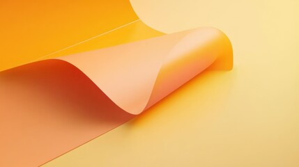 Orange peach paper layers abstract