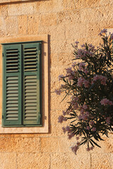Traditional Mediterranean architecture in Vela Luka, on island Korcula, Croatia.