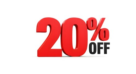20% off, discount