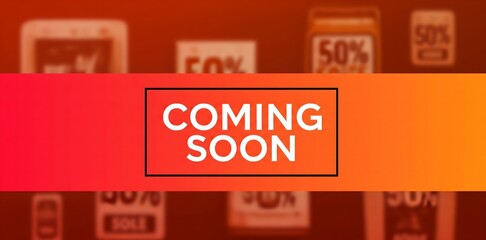 Banner With Text Coming Soon