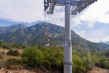 Cable car in Montenegro