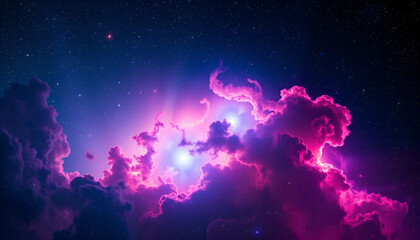 "Colorful Space Galaxy Cloud Nebula with Starry Night Sky and Cosmic Light – A Stunning Astronomy and Universe-Themed Supernova Background Perfect for Science, Wallpaper, and Digital Design"