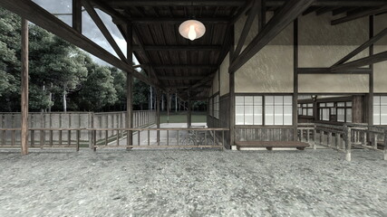 旧駅舎　3DCGレンダリング