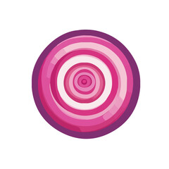 My A Simple flat 2D illustration sliced red onion isolated on transparent background, vector, flat design, animation design, simple flat 2D icon, clipart, flat 2D, design by me. My vector