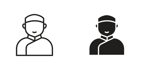 Concierge icon Design Illustrations. editable web icons