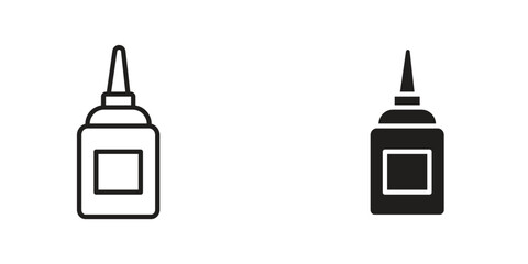 Glue icon Design Illustrations. editable web icons