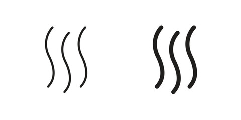 Hot icon Design Illustrations. editable web icons
