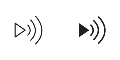 Livestream icon Design Illustrations. editable web icons