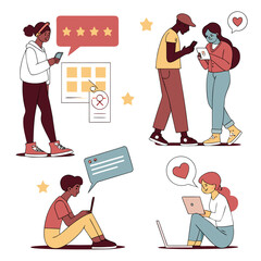 business people icons