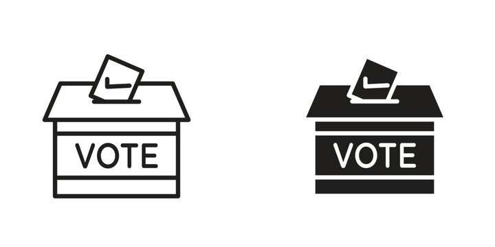 Referendum icon Design Illustrations. editable web icons