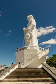 Statue of Father Cicero in Juazeiro do Norte, Cear&aacute;
The Statue of Father Cicero, 27 meters high, is one of the main monuments of Cear&aacute;, located on Colina do Horto, in Juazeiro do Norte.
