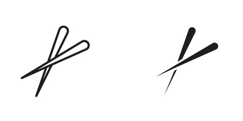 Toothpick icon Design Illustrations. editable web icons