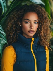 Portrait of a Beautiful Woman in Nature