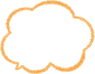 A 12-color speech bubble set with an autumn theme and white dashed lines inside each bubble. .All the bubbles have a distinctive, rounded, cloud-like, or scalloped edge design.