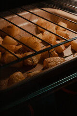 Roasted Potatoes Baking in the Oven
