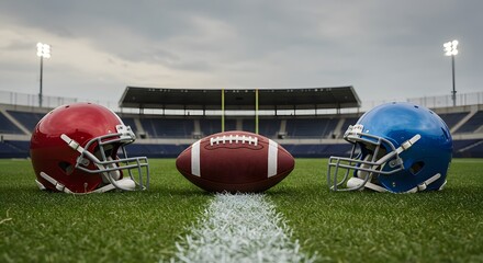 Gridiron Glory American Football Showdown at the Stadium
