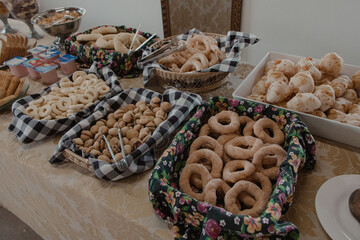 Assorted Brazilian Biscuits and Cookies for Breakfast