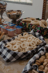 Close-Up of Biscuits and Cookies on Table